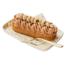 Luxe mokka karamel slof